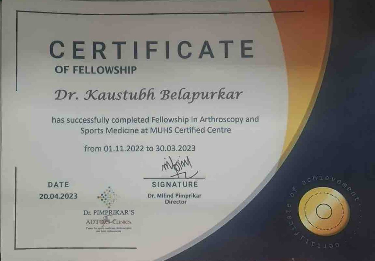 Fellowship in Arthroscopy & Sports Medicine